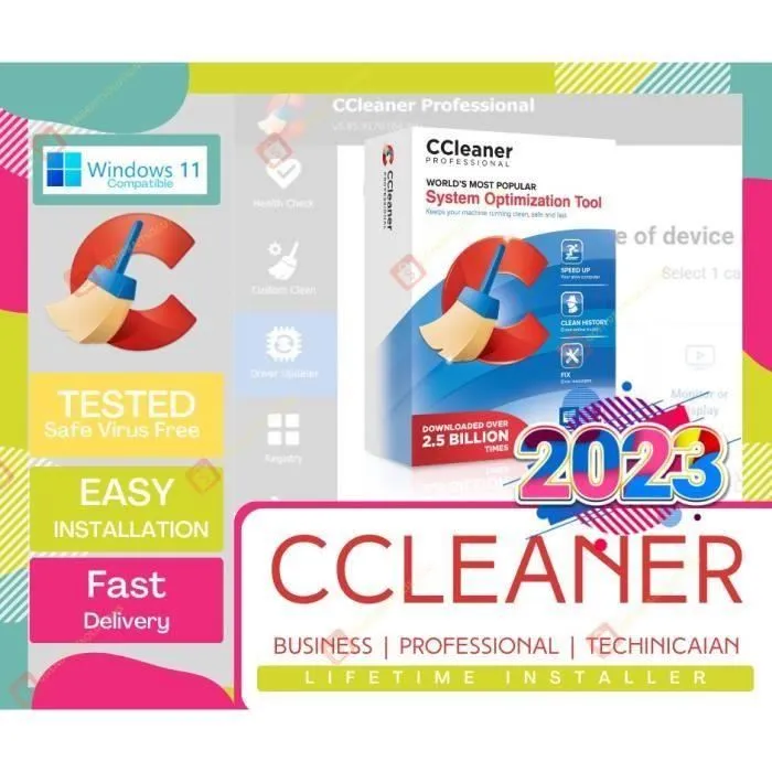 CCleaner Pro 1 An - 3 PC