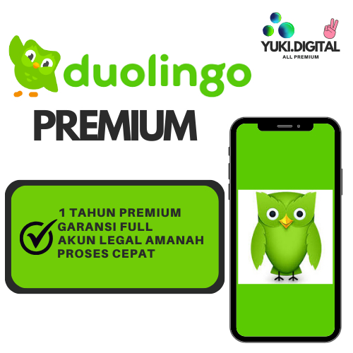 Duolingo Pro account premium 1 year