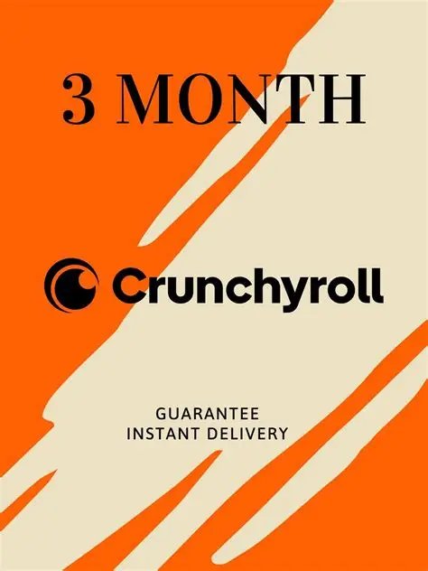 Crunchyroll 3 months Fun
