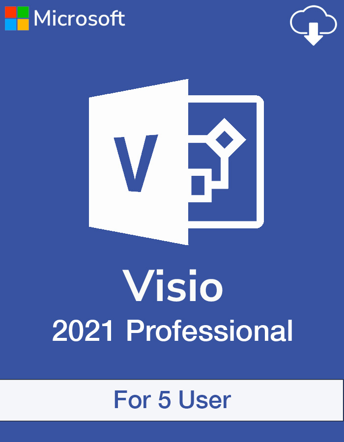 Microsoft Visio Pro 2021 - 5 PC