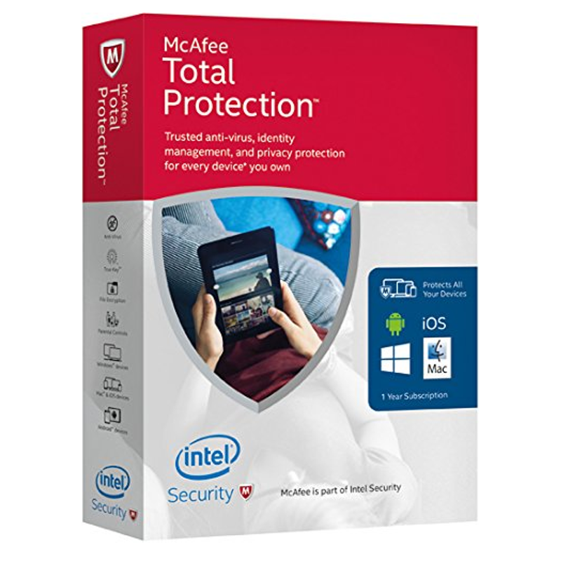 McAfee Total Protection 1 An - 1 PC